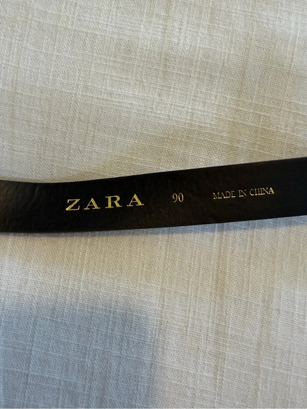 Zara Ponyhair Cheetah Print Leather Belt Size Large
